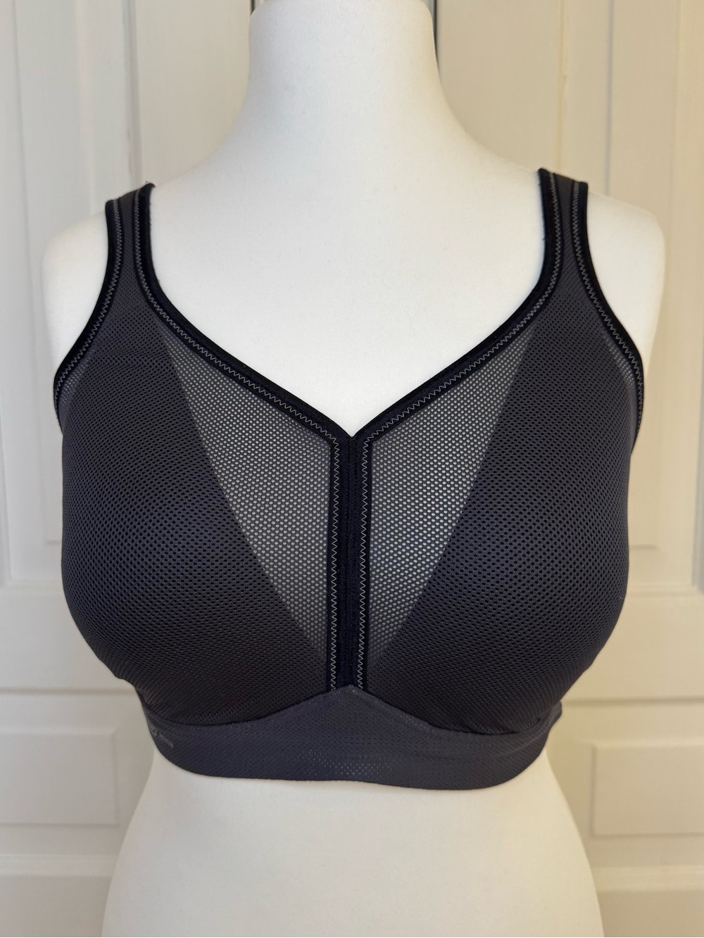 Anita AIR CONTROL DELTAPAD Sports Bra - Anthricite